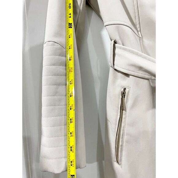 Kenneth Cole New York Beige Belted Trench Coat Women’s XS Classic Chic - Picture 11 of 12